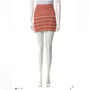 Missoni Colorful Mini Skirt, Size Large
